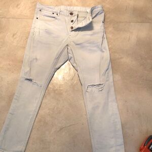Man X One Teaspoon color: L’stone.12oz stretch low slung slim leg tapered sz32